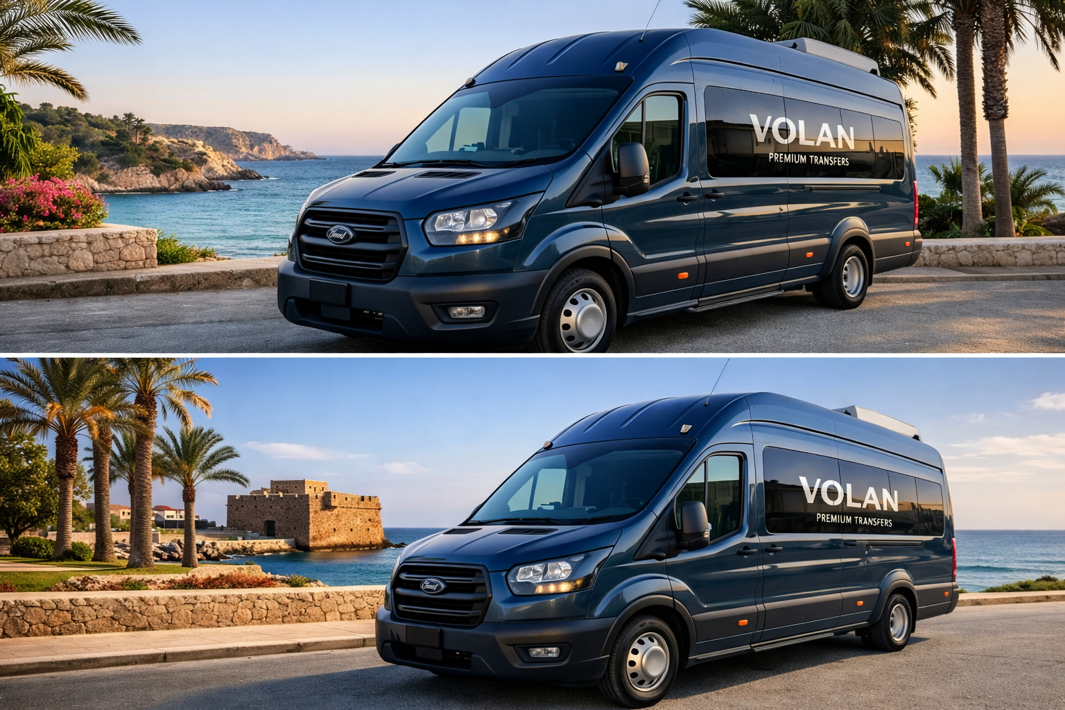 Volan Premium Transfers minibus in Cyprus